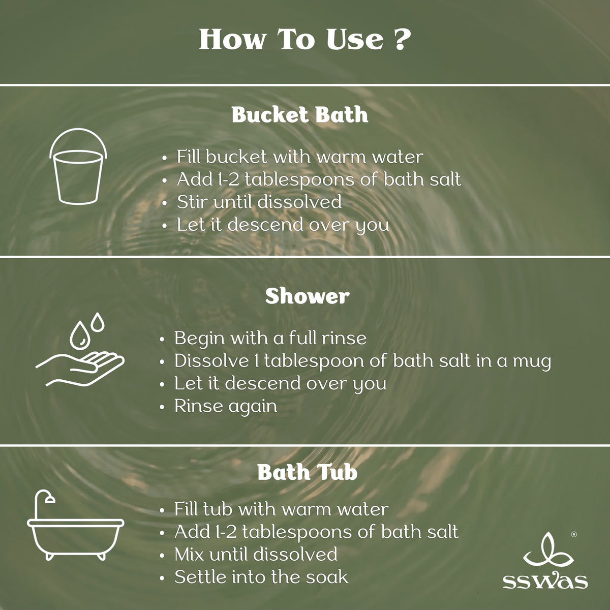 sswas Balance Camphor Bath Salt