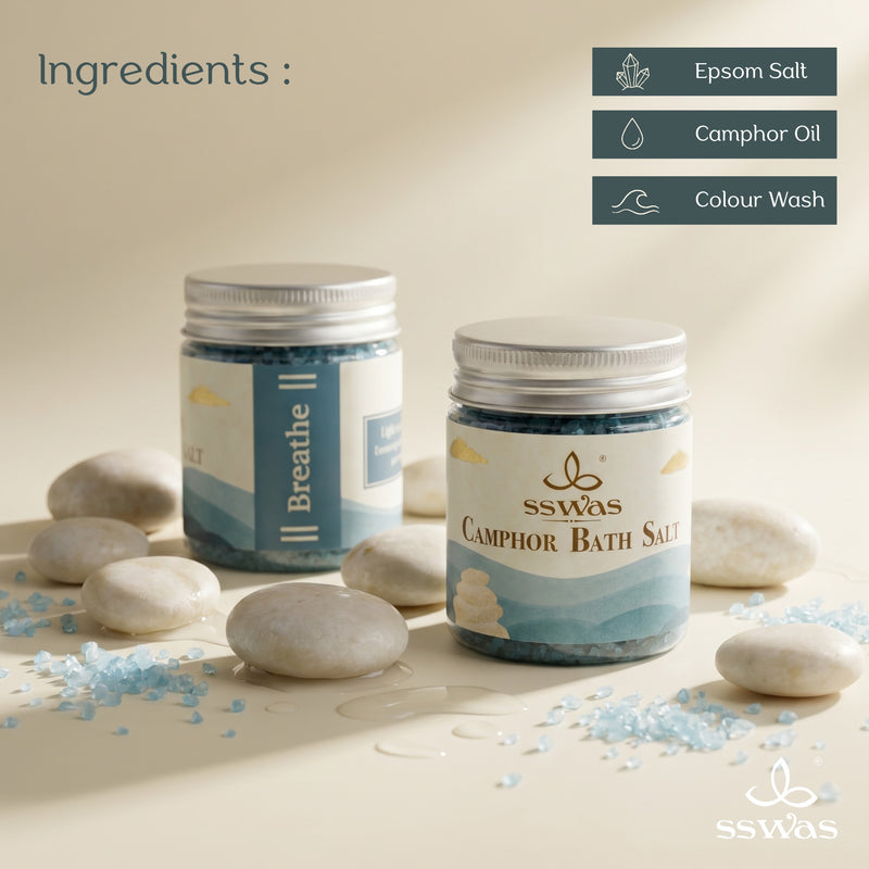 sswas Breathe Camphor Bath Salt