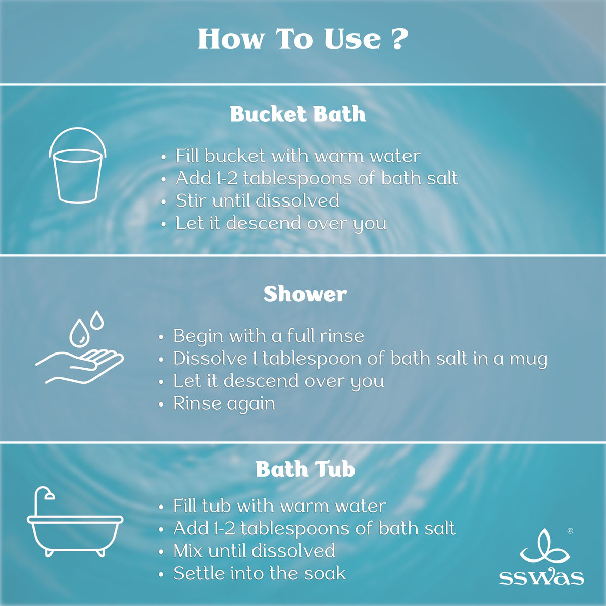 sswas Breathe Camphor Bath Salt
