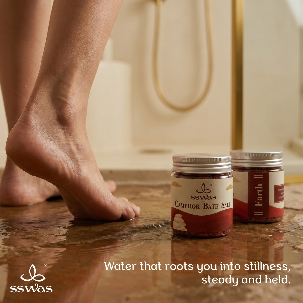 sswas Earth Camphor Bath Salt