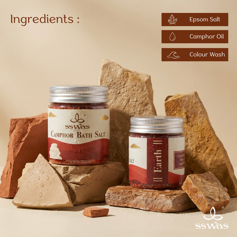 sswas Earth Camphor Bath Salt
