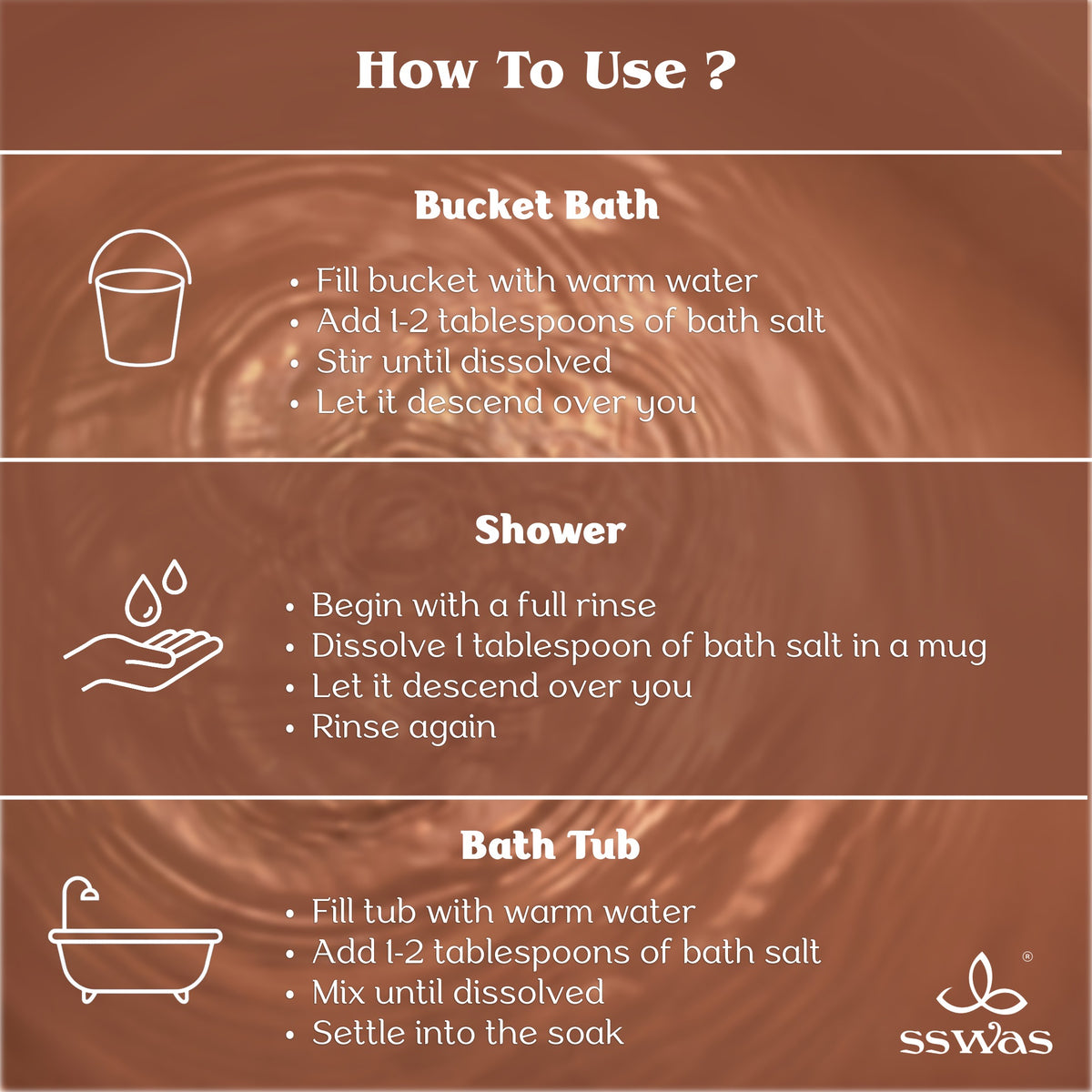 sswas Earth Camphor Bath Salt