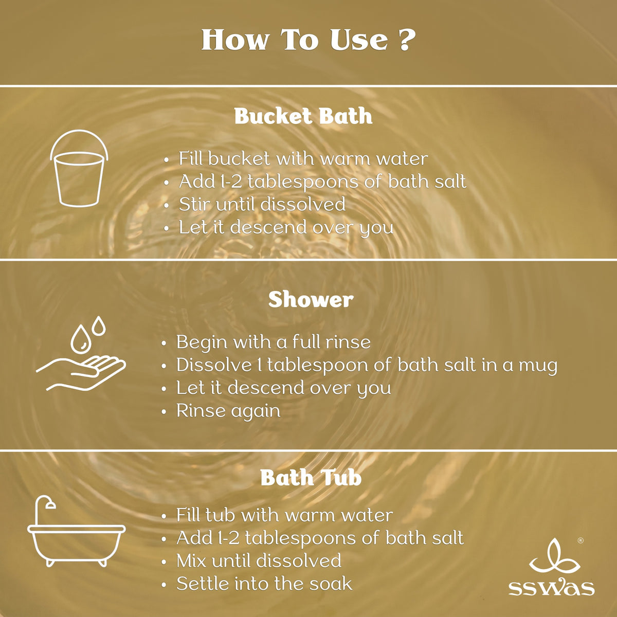 sswas Sol Camphor Bath Salt
