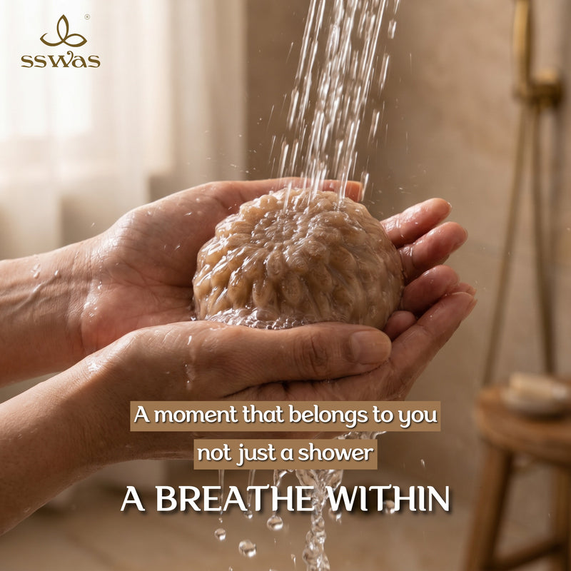 sswas Chandan  Handmade Camphor Soap (Sandalwood)