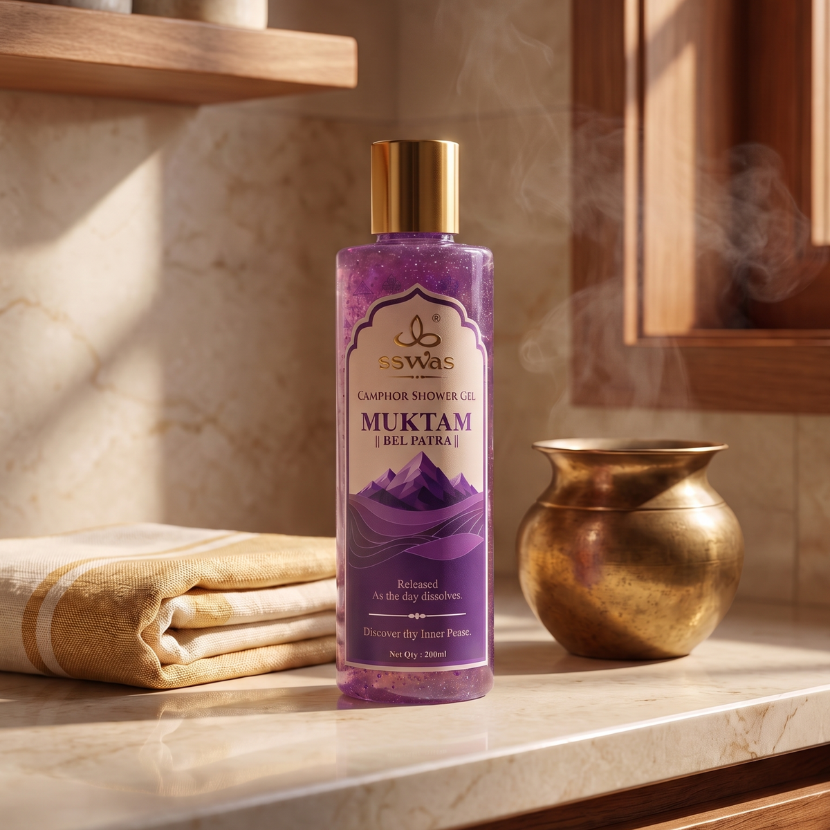 MUKTAM | Bel Patra - Camphor Shower Gel