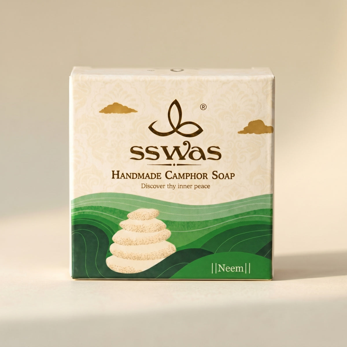 sswas Neem Handmade Camphor Soap