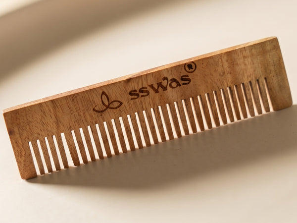 sswas Neem Wood Hair Comb
