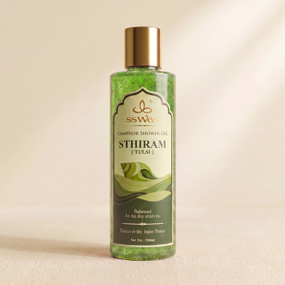 STHIRAM | Tulsi - Camphor Shower Gel