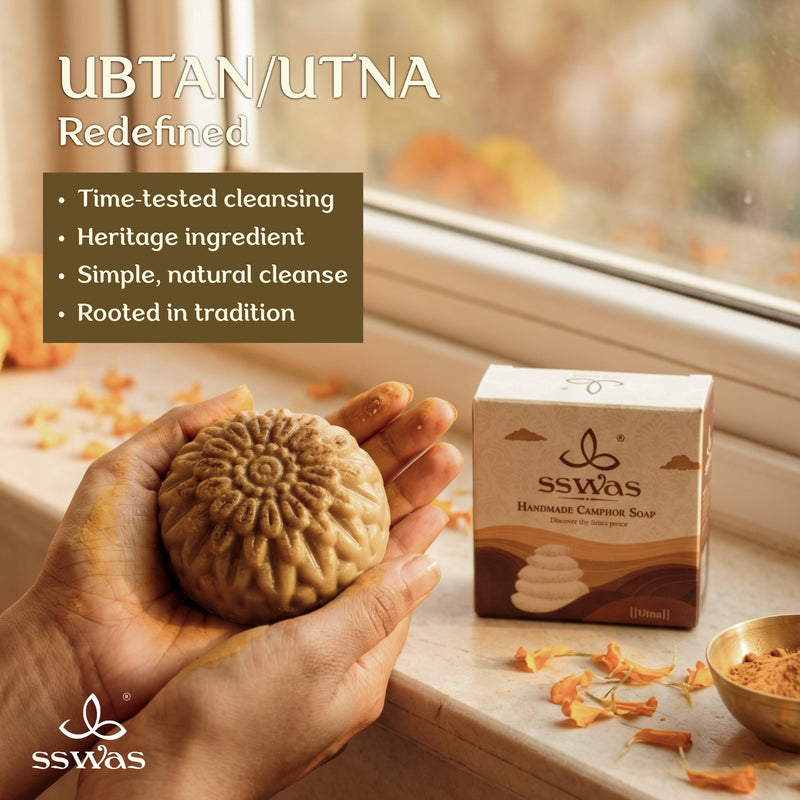 sswas Ubtan Handmade Camphor Soap