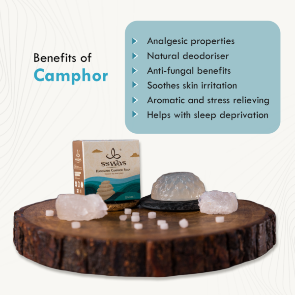 sswas Handmade Camphor Soap - Alum