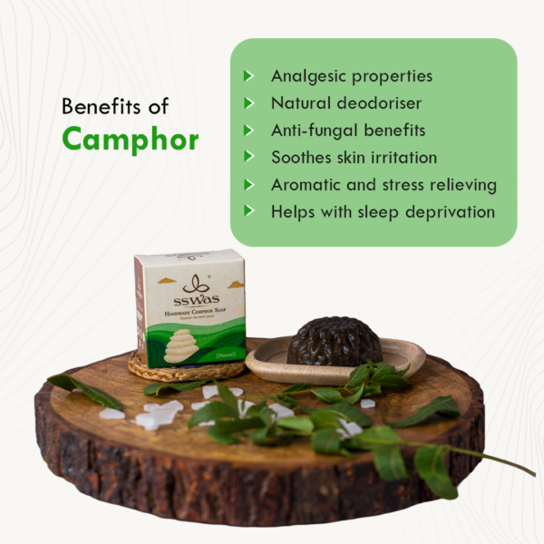 sswas Handmade Camphor Soap - Neem