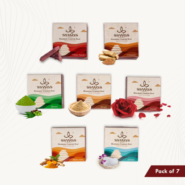Pack of Seven Soaps