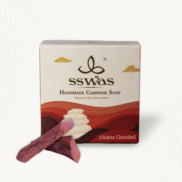 sswas Handmade Camphor Soap - Rakta Chandan