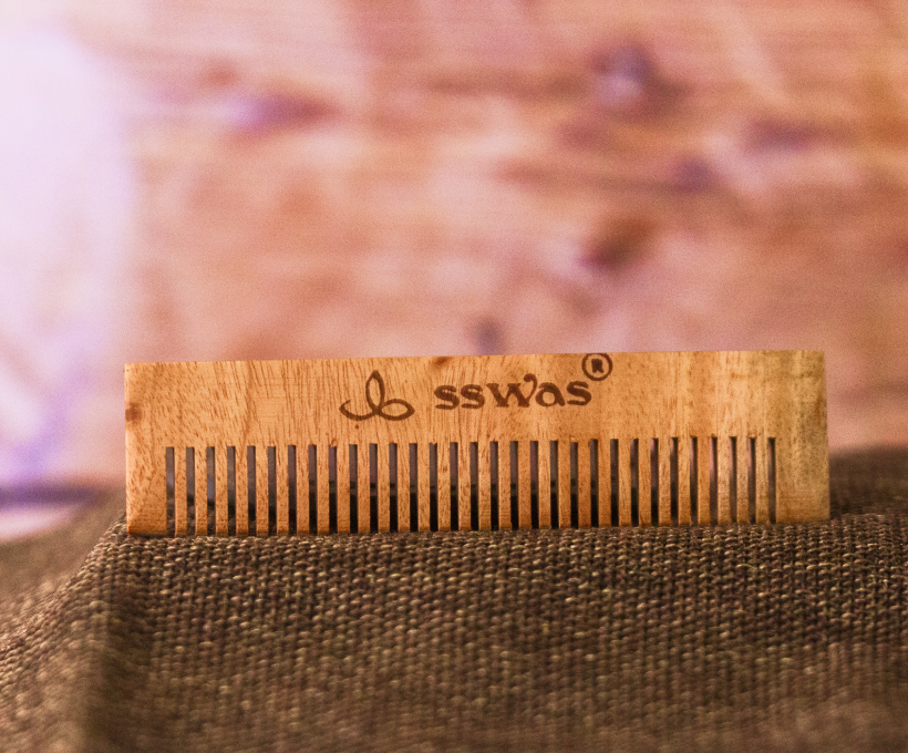Neem Wood Hair Comb